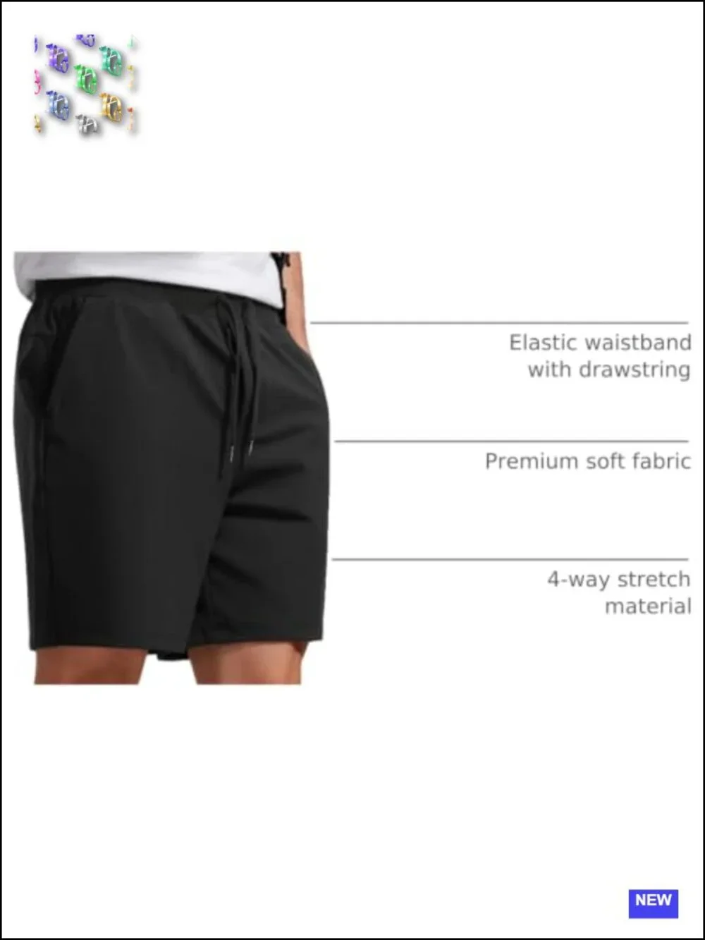 4-Way Stretch Workout Shorts 7